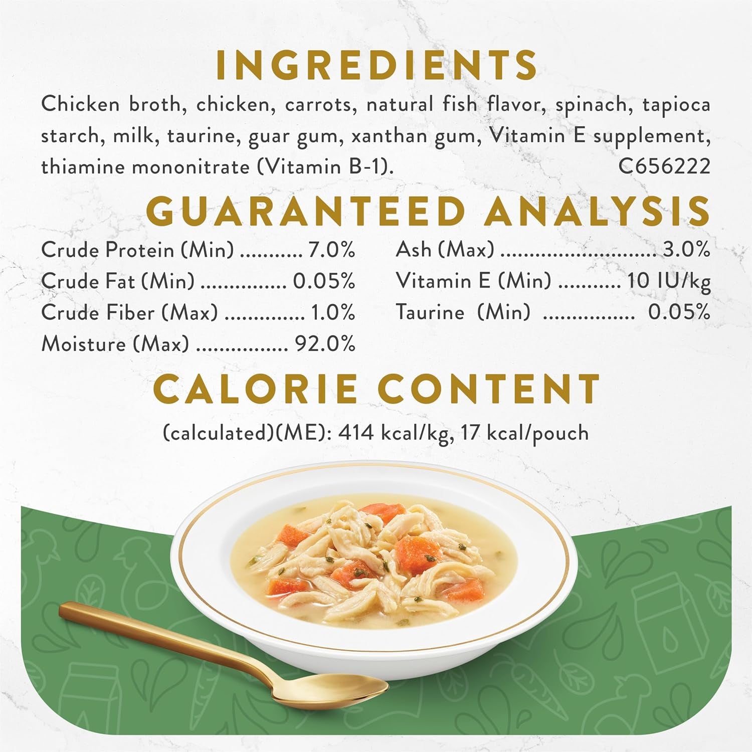 Purina  Lickable Senior Wet Cat Food Broth Topper Classic with Skipjack Tuna and Vegetables - (Pack of 16) 1.4 Oz. Pouches